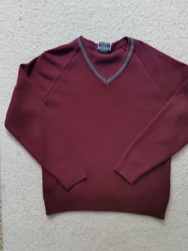 Burgundy jumper