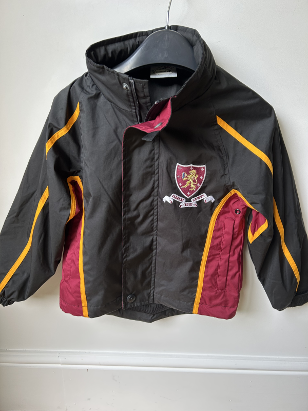 Black/Maroon Tracksuit Jacket