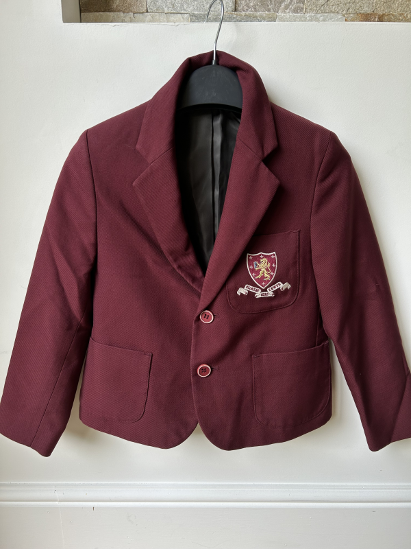 Maroon Crested Blazer