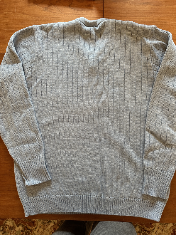 Sky Blue V Neck Jumper